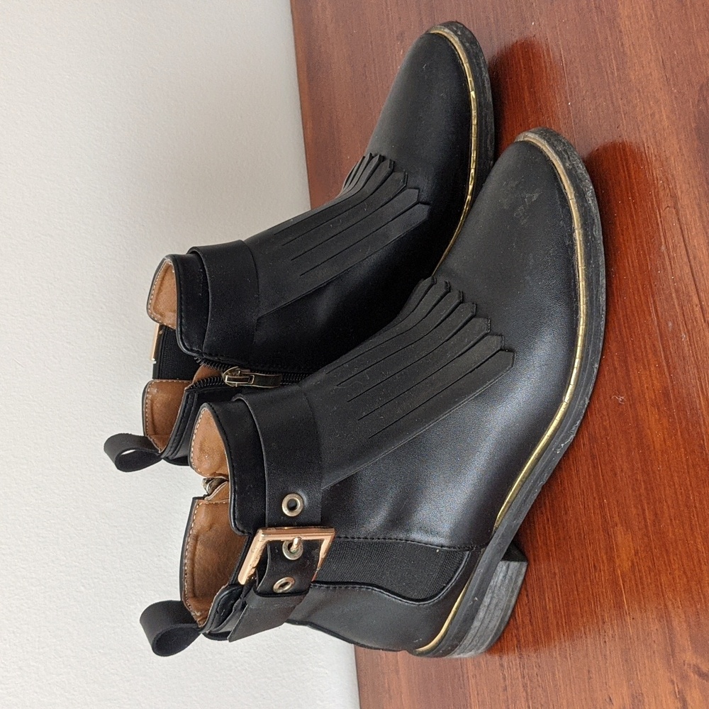 Handmade leather boots